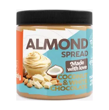 Mandlový krém s bílou čokoládou a kokosem 500 g