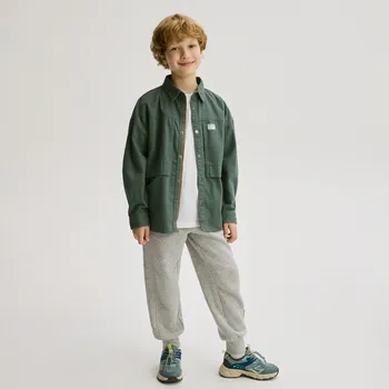 Dětská móda Reserved - BOYS` TROUSERS - světle šedá - 148FI-09M - 148FI-09M-122