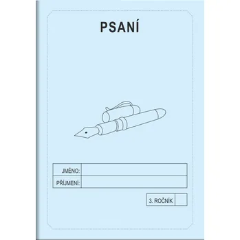 Psaní 3 - světle modrá