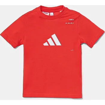 Chlapecké tričko Dětské tričko adidas JD6014 červená 33X, vel. 110