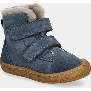 Dívčí zimní obuv Dětské zimní boty Froddo MINNI SUEDE G2110141.20.24 modrá 55X, EUR 23