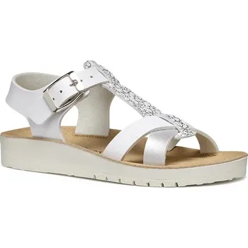 Dívčí sandály Dětské sandály Geox COSTAREI bílá barva, J45EAG.054BJ J45EAG.054BJ.28.35 00X, EUR 31