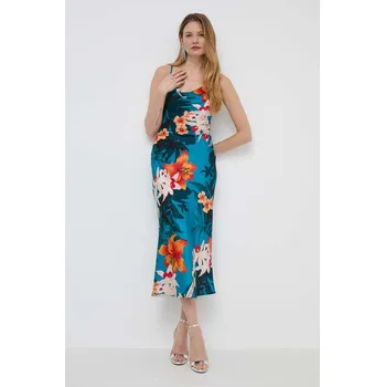 Dámské šaty Šaty Guess AKILINA maxi, W3GK85 WD8G2 W3GK85.WD8G2 vícebarevná MLA, vel. S