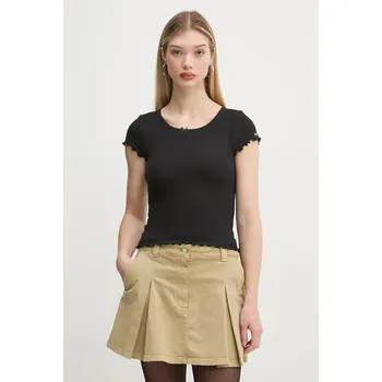 Pánské oblečení Tričko Tommy Jeans DW0DW19504 černá 99X, vel. S