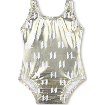 Dámské plavky Jednodílné dětské plavky Karl Lagerfeld Z30516.67.81 zlatá 10Y, vel. 71