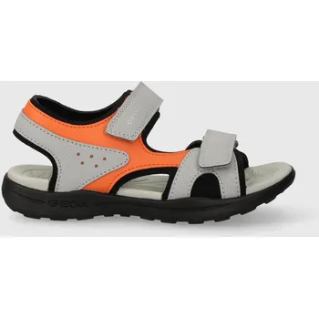 Dívčí sandály Dětské sandály Geox VANIETT šedá barva J455XC.015CE.28.35 09X, EUR 33