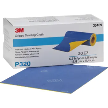 Příslušenství k nářadí 35109 3M Grippy brusný arch, 139 mm x 114 mm, P320, 20 archů na roli