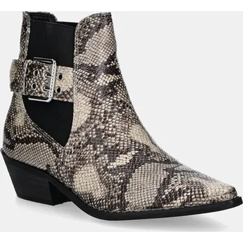 Dámská zimní obuv Boty s gumou Answear.LAB dámské, béžová barva, na podpatku y3232.fos 80X, EUR 37