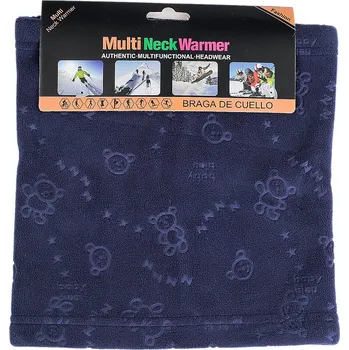 Dětský nákrčník mikroplyš modrá tmavá 1 ks