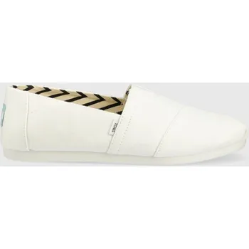 Pánské tenisky Espadrilky Toms Alpargata bílá barva 10017679 00X, EUR 44.5