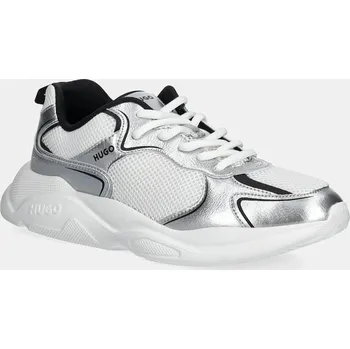 Pánská obuv Tenisky HUGO Leon 50536308.111 stříbrná SLV, EUR 38
