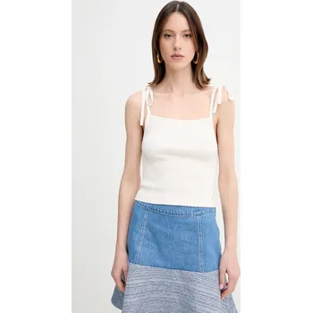 Top Guess SAGE béžová barva, W5GR41 Z3C71 W5GR41.Z3C71 01X, vel. S