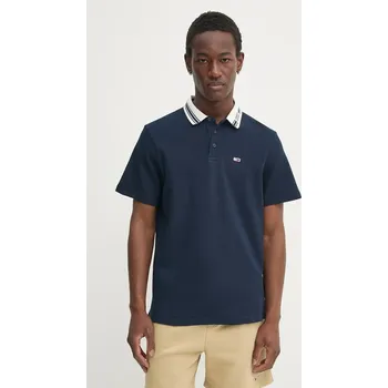 Polo tričko Tommy Jeans DM0DM20225 námořnická modř 59X, vel. XL