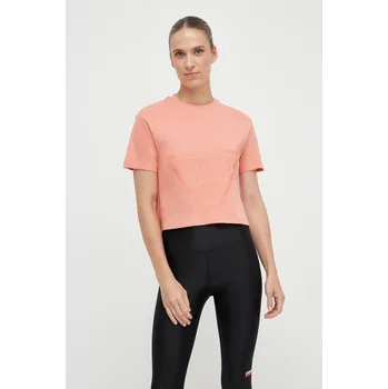 Pánská móda Bavlněné tričko Guess ADELE V2YI06.K8HM0 oranžová 24X, vel. M