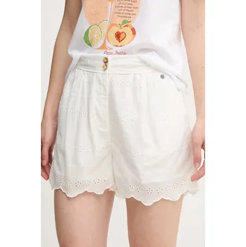 Pánské kraťasy Bavlněné šortky Pepe Jeans DOUCE PL801158 bílá 00X, vel. S