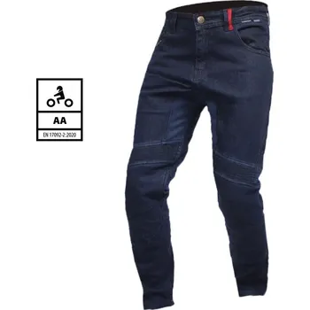 Moto kalhoty Trilobite 2465 Strada slim fit long dark blue men jeans vel. 34