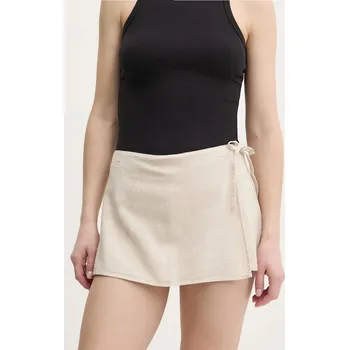 Dámská sukně Lněná sukně Hollister Co. KI343.5027.110 béžová 80X, vel. S