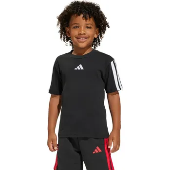 Dětské bavlněné tričko adidas JE0317 černá 99X, vel. 122