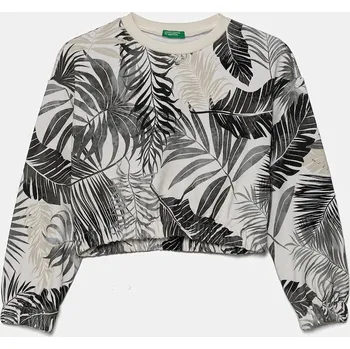 Chlapecká mikina Dětská bavlněná mikina United Colors of Benetton 35UJC10OB.G.Seasonal černá 99X, vel. 122