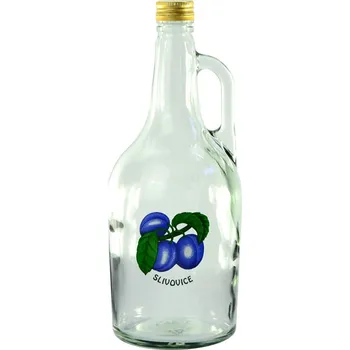 Láhev Láhev sklo 1750ml FRUCO s víčkem ŠVESTKA