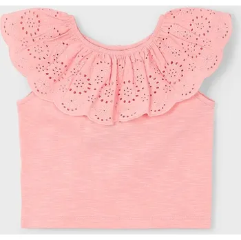 Dětské bavlněné tričko Mayoral oranžová barva, 3012 3012.6K.Mini.PPYA 32X, vel. 110