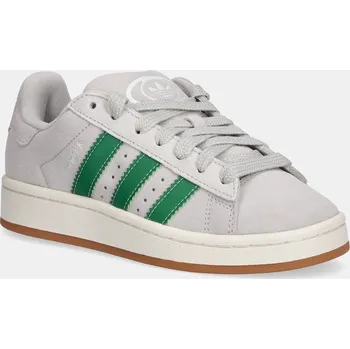 Chlapecká obuv Dětské semišové sneakers boty adidas Originals CAMPUS 00s šedá barva, JI0287 09X, EUR 35.5