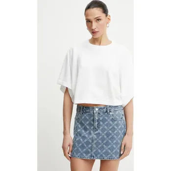 Pánské tričko Bavlněné tričko MICHAEL Michael Kors MS56160FE5 bílá 00X, vel. S