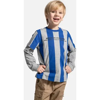 Chlapecké tričko Dětské tričko Coccodrillo modrá barva, MONOCHROME BOY KIDS WC5143202MBK 57X, vel. 104