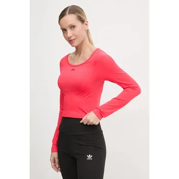 Pánské tričko Tréninkové tričko s dlouhým rukávem Under Armour Train Seamless 1379150 červená 29X, vel. M