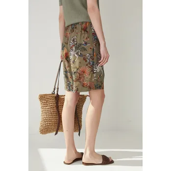 Dámské kraťasy Kraťasy Medicine dámské, zelená barva, vzorované, high waist RS25.SZD811 81A, vel. S