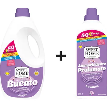 Prací gel Sweet Home sada Prací gel a aviváž Levandule