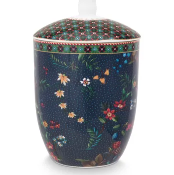 Dóza na potraviny PIP Studio Dóza s víčkem Berry Blues modrá 1.5ltr 51.009.039