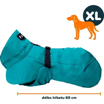 Obleček pro psa PAIKKA zimní bunda zelená XL | 60 cm