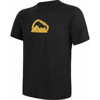Oblečení a móda Triko Sensor Merino Air PT Summit pánské krátký černá 2XL