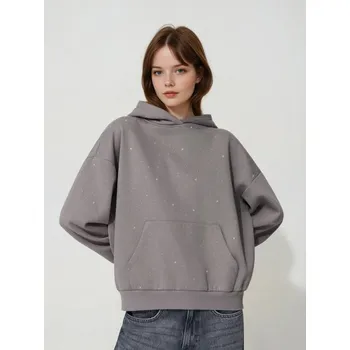 Dámská móda Mikina s&nbsp;kapucí - M - House - světle šedá - 126GB-09X