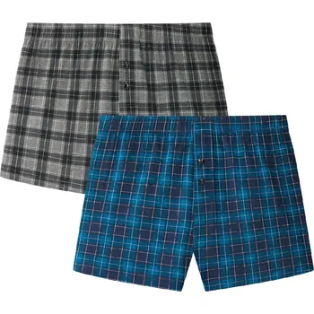 Trenýrky 2PACK pánské trenýrky - Wolf L2583, petrol / tmavě šedá Barva: Mix barev, Velikost: XL