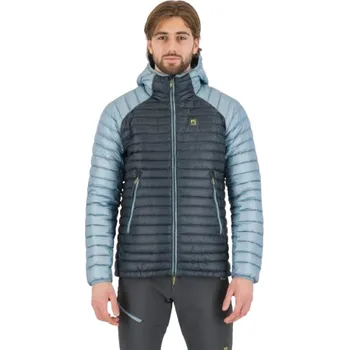 Pánská péřová bunda Karpos Alagna Down Jacket Velikost: XL / Barva: šedá/modrá