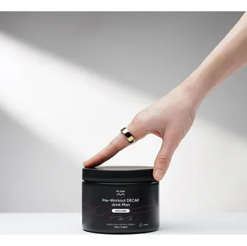 Pre-Workout DECAF drink Man - Zelené jablko, 15 dávek, citron, zelené jablko, předtréninkový drink pro silové sportovce, maximální výkon, oddálení únavy