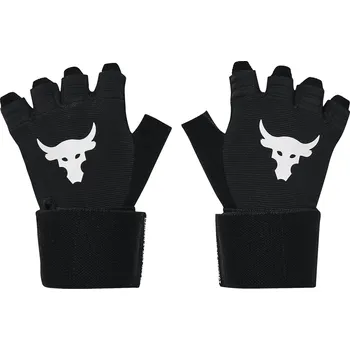 Brankářské rukavice Fitness rukavice Under Armour UA Project Rock Training GL-BLK 1353074-003 Velikost XL