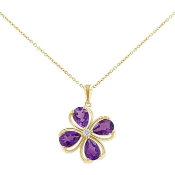 Přívěsek Přívěsek s ametystovým čtyřlístkem Celerity