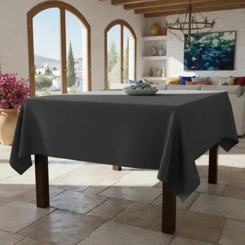 ubrus Ubrus na stůl NELSON, tmavě šedá 180x180 cm France