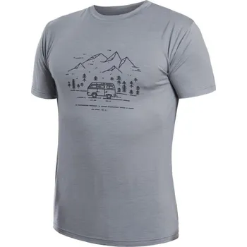 Oblečení a móda Triko Sensor Merino Active PT Van Life pánské krátký šedá 2XL