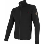 Mikina Sensor Merino Upper Celozip pánská černá L