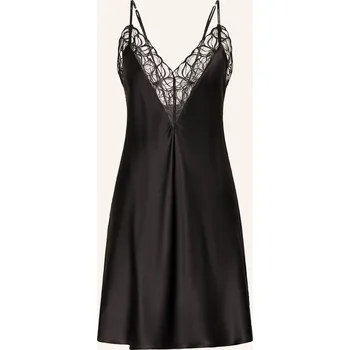 Calvin Klein Dámské Negližé Chemise Ze Saténu, černá, 34