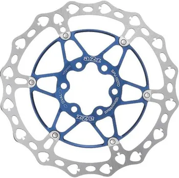 Brzda na kolo Kotouč A2Z TY-SPV-160TS list 6 děr modrá