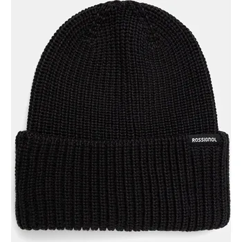Čepice Čepice s příměsí vlny Rossignol černá barva, RLOMH13 99X, vel. ONE SIZE