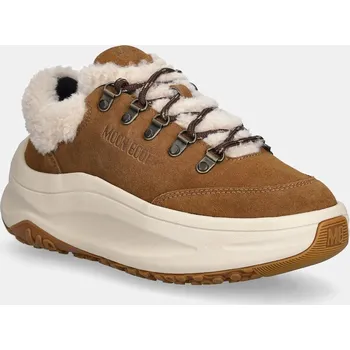 Dámská obuv Semišové tenisky Moon Boot MB MOON247 CITY SHEARLING hnědá barva, 80D2490040 M008 80D2490040.M008 88X, EUR 40