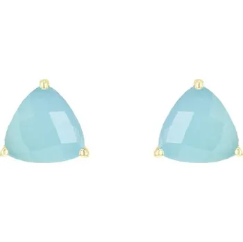 Náušnice Stříbrné náušnice s chalcedony Nellie