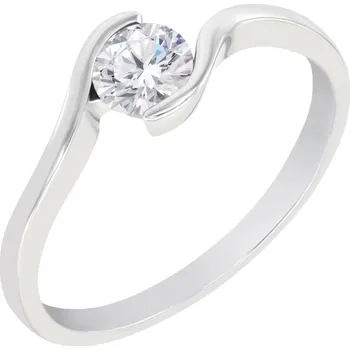 Prsten Zásnubní prsten s lab-grown diamantem Saffar