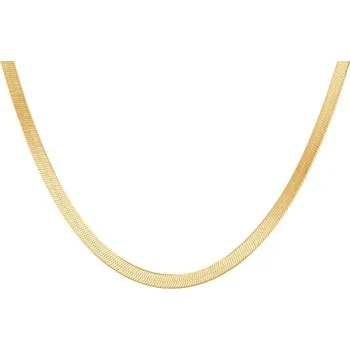 Řetízek Herringbone plochý řetízek 45 cm ze stříbra